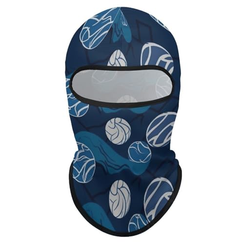 Balaclava para hombre, máscara para esquí y ciclismo, color azul, cubreboca y cuello para invierno miniatura 1