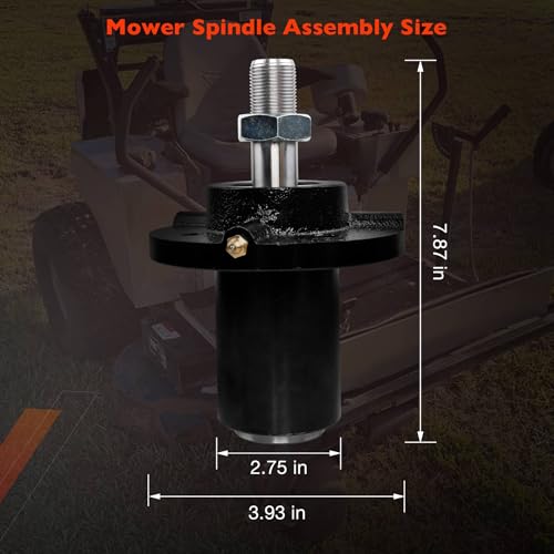 Mower Deck Spindle Assembly- Compatible with Dixie Chopper 50-60 Inch Deck, Short Shaft Zero Turn Mower – Replaces 10161 300441 by ATRACYPART - Used condition - Image 6