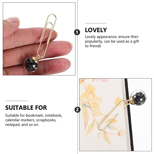 10 Pcs Clipe De Papel Arquivar Documentos Papel Marcadores De Clipes De Papel Clipes De Papel Bonito