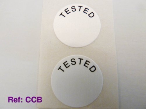 250 étiquettes témoin d'effraction 19mm noir sur blanc pour sécuriser vos colis et enveloppes
