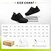 Men's Orthopedic Diabetic Wide Walking Shoes: Comfortable Arch Support Adjustable Fit Hook and Loop Loafers, Breathable Stylish Width Toe Box Tendonitis Shock Absorber Slip-On Shoes Black Size 9.5