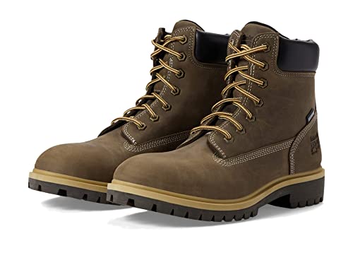 Timberland PRO Timberland PRO Women's Direct Attach 6 Inch Soft Toe Insulated Waterproof Industrial Work Boot, Turkish Coffee, 10 M
