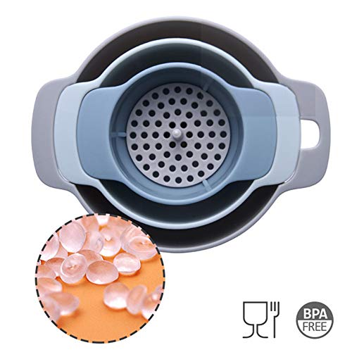 3 Piece Abs Funnel Set With Removable Strainer For Transferring Liquid, Fluid And Dry Ingredients #TOP7