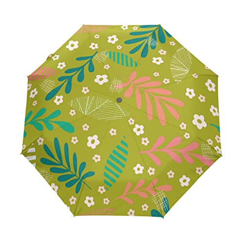 Parapluie pliable automatique contre la pluie et le vent pour femmes et enfants