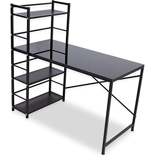 Amazon | LOWYA ロウヤ デスク パソコンデスク 学習机 勉強机 収納