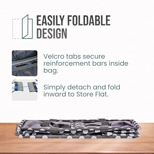 Image of Extra Large Utility Tote Bag - Oversized Collapsible Pool Beach Canvas Basket