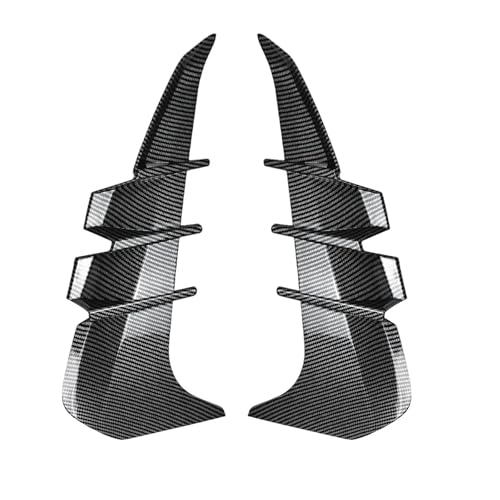 フロントバンパースプリッター サイドスポイラー エアベント ウィンドナイフ ボディキット トヨタ GR86 スバル BRZ 2022-2025 対応(Carbon Fiber look)