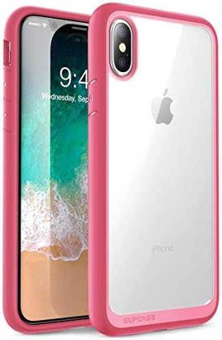 SUPCASE [Unicorn Beetle Style] Case Designed for iPhone X, iPhone XS, Premium Hybrid Protective Clear Case for Apple iPhone X 2017/ iPhone XS 2018 Release (Pink)