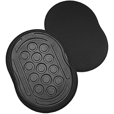 GoFit Go Slides - Stability Training,black,Medium,GF-SLDR