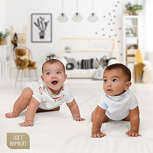 Babador Bandana para Bebê Soft Bamboo Mami 28cm X 28cm Contém 01 Unidade