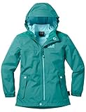 Kapuze Jack Wolfskin Mädchen Iceland 3IN1 Girls 3-in-1 Jacke, Spearmint, 92