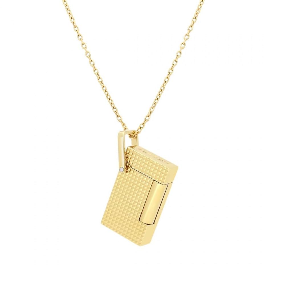 Collier briquet doré S.T. Dupont pour ne plus jamais perdre votre précieux briquet