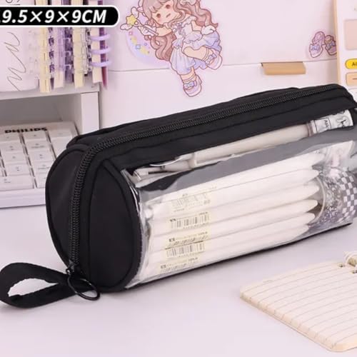 Image of Storio Pencil Box Pouch for School Kids Girls & Boys Aesthetic | Cute Stationary Compass Box Case Organiser | Multicolor, Color as per Availability
