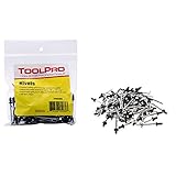 ToolPro Pop Rivets for Ceilings, Black, 1/8