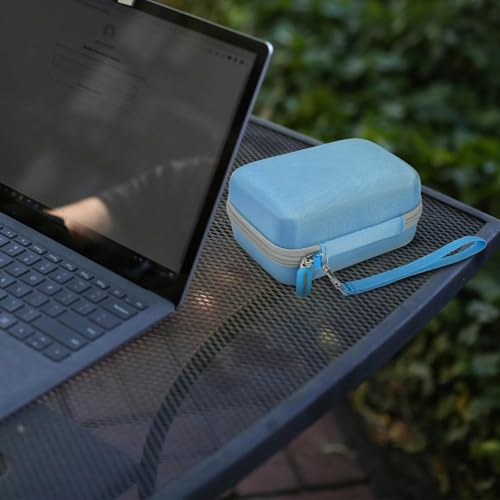 Image of Case Compatible with GL SFT1200 / MT3000 / AXT1800 / MT1300 / A1300 / AR750S-Ext for Glinet Travel Router Wireless, Portable WiFi Storage Holder for Ethernet Cable & Power Adapter (Box Only) - Blue