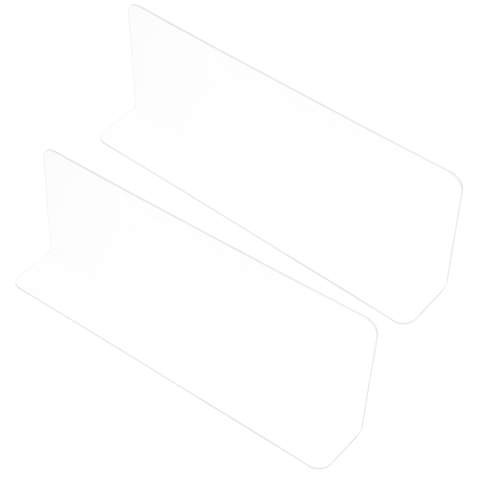 ABOOFAN 10pcs Shelf Dividers Shaped Transparent Classification Boards for Organized Storage Supermarkets and Convenience Stores Neat and Efficient Goods Organization