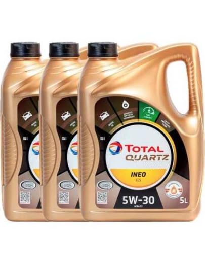 Mundocoche Total Quartz INEO ECS 5W30 3x5L.(15Litros)