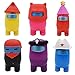 Among us Giocattolo Figure, Hilloly Mini Cute Giocattolo Figure Collection, Hot Game Figure Statue Mini Character Doll Desktop Decorazioni Regali per i Fan del Gioco Kid Adult (6 stili)