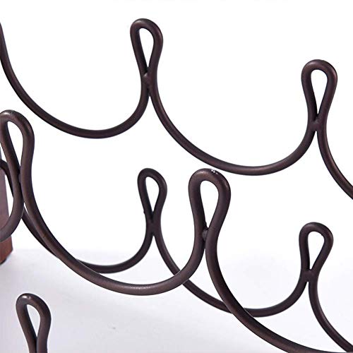 Soporte para botellas de vino para mesa blanco miniatura 5