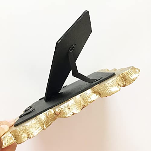Benealways Ginkgo Leaves Photo Frame Polyresin Picture Frame For Photo Lovers (Gold Square) #TOP4