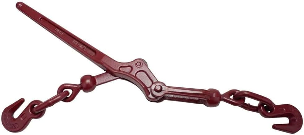 Mytee Products Lever Style Snap Binders 5/16" - 3/8" G70 Chain Binder 5400 Lbs Working Load Limit | Lever Chain Binders for Flatbed Truck Trailer (4 Pack)