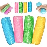 6 Pack Pearlized Water Snake Jelly Wigglers, Wiggle Sensory Toys, Four Assorted Bright Colors, Party Favor, Prizes