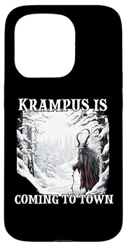 Krampus Mask Krampus コスチューム Kramperl イービルクリスマスマン スマホケース iPhone 15 Pro 用
