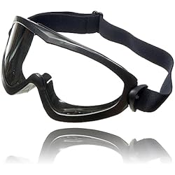 Gafas De Trabajo Amazon Dräger X-pect 4200 Gafas de seguridad | Gafas de visión total, para usuarios de gafas | Para obras, laboratorios, talleres | Lentes de policarbonato resistentes a arañazos y roturas | Negro