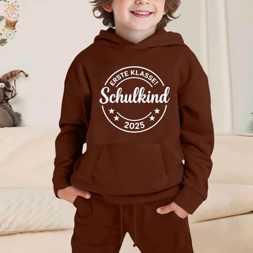 Ensemble à capuche garçon confortable contre le froid automne hiver
