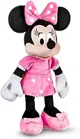 Pelúcia Minnie de 50cm Rosa GRANDE Linda Pelucia Macia Ratinha Minie Namorada do mickey - PANAMI