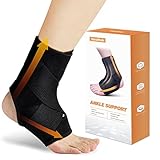 Shealthub Ankle Brace, Adjustable Ankle Support Brace for Women,Men and Kids, Breathable and Elastic...