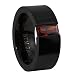 Panvisionary Men's Ladies Stainless Steel Ring Black Squared Band Garnet Red Emerald Cut Floating Cz