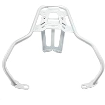 Motorcycle Rear Luggage Bracket for Vespa Piaggio GTV GTS 250 300 GTS GTS 250 300 Sprint Primavera 150 All Year Motorcycle Accessories Rear Luggage Racks, GTS300 silver
