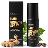 HaloGrow Haarwuchs-Spray – Für Frauen & Männer | Unterstützt das Haarwachstum & kräftiger aussehendes Haar | Mit Biotin, Koffein, Rizinusöl & Aminexil | 1-Monatsvorrat