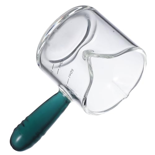 Ciieeo Taza De Café Doble Taza De Vidrio Para Espresso Jarra Para Espumar Para Uso El Hogar Preparar Espresso Doble Dosis