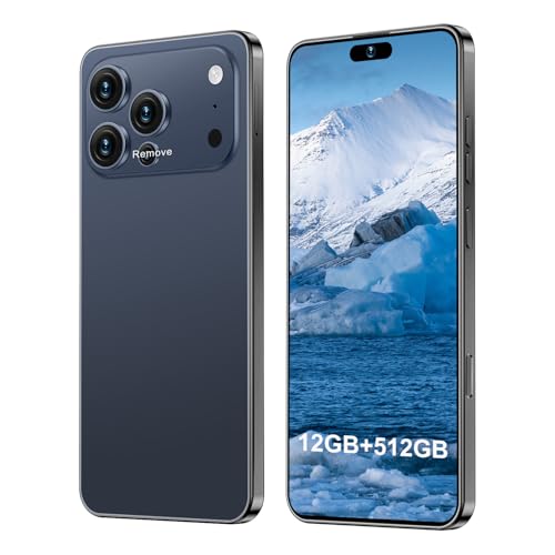 Image of 17PM Smartphone: Snapdragon 8 Gen 3, 12GB RAM + 512GB Storage, 7000mAh Battery, 6.99-inch Display, 68MP+108MP Camera, Android 15, 5G, Dual SIM - Superior OS Outperforms Competitors (Dark Blue)