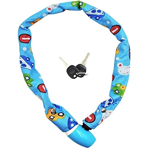 Bicycle Lock Motorcycle Electric Scooter Design Chain Lock with Keys Steel 70 cm Lock Bike Anti-theft Motorcycle Bicycle Lock Anti Cover