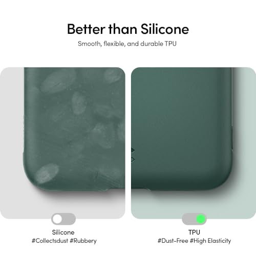 Image of Spigen Cyrill UltraColor, Google Pixel 8 Case, Pixel 8 Back Cover | TPU+Poly Carbonate - Kale