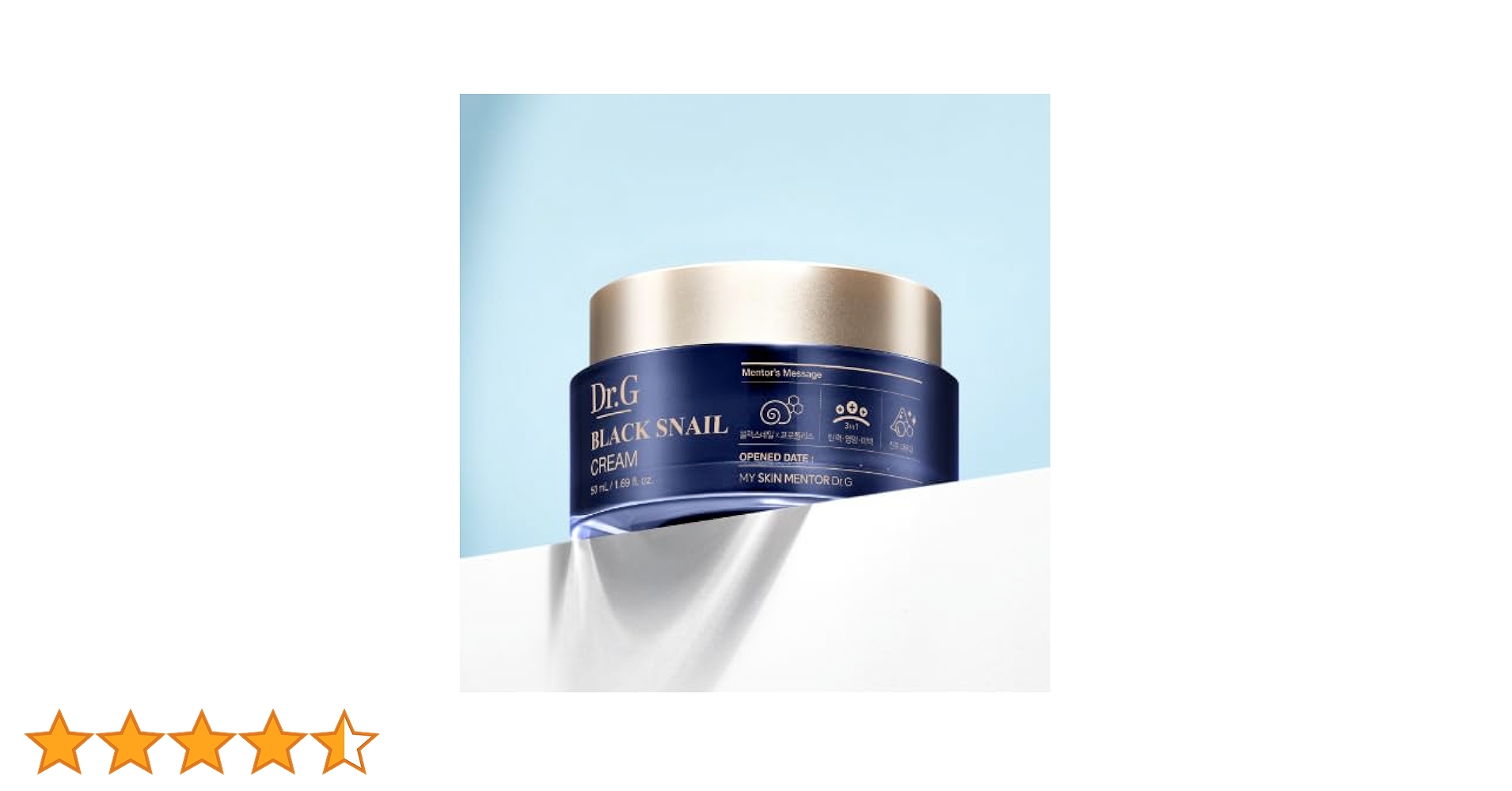 Dr.G BLACK SNAIL CREAM 50ml ×6 cotton labo] dr.g black snail cream : Amazon.ca: Beauty