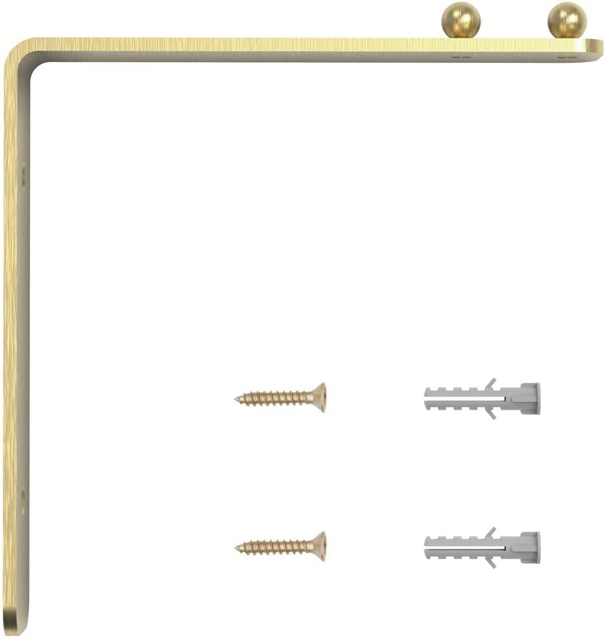 National Hardware N275-504 Square Plant Hanger, 7", Brushed Gold