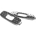 Oakley Batwolf Icon Kit Sunglass Accessories - Chrome Diamond Plate/One Size
