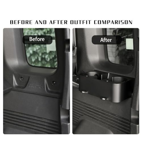 Portavasos y caja de almacenamiento para Suzuki Jimny 4 puertas miniatura 3