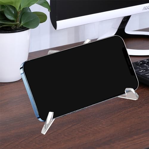 Suporte para fotos em acrílico, suporte para fotos de mesa - Suporte de placa de acrílico transparen