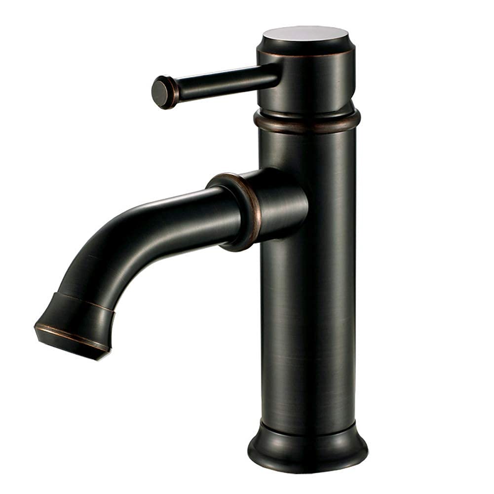Robinet de lavabo de salle de bain rétro en laiton pour stopper les fuites