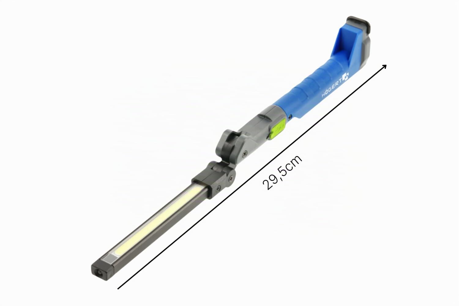 Högert Technik Lampada da officina 200 lm, modalità luce UV, 3 modalità di illuminazione, dimmerabile, magnete, gancio, morsetto, USB-C, ricaricabile, 2,5 ore, autonomia, batteria da 650 mAh