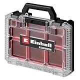 Original Einhell E-Case Half Size Sortierbox (passend für Standard E-Cases mit Half Size, Half Size E-Cases und E-Case Adapterplatte, bis 12,5 kg, inkl. 4 x Sortierboxen)