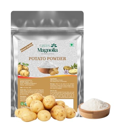 Image of Pure & Natural Potato Powder for Face & Skin No Chemicals No Artificial Color Ideal For Skin Brightening Cleansing & Tan Removal (150gm)