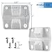 Cooler Plastic Hinges Replacement for Coleman Coolers - Replacement Hinges for Coleman Xtreme Coolers, Rubbermaid Cooler Parts Ice Chest Hinges - 4 Pack