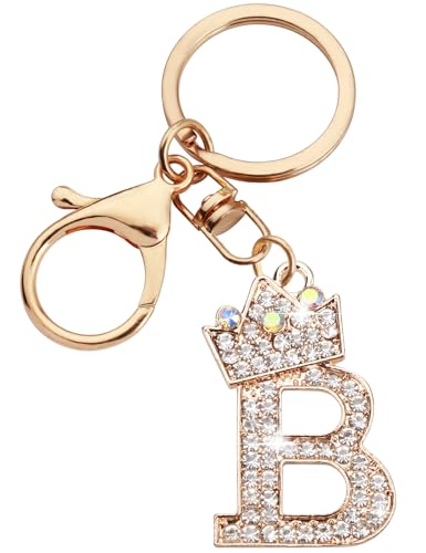 Initial Letter Keychain for Women Girl Bag Charm Gift...