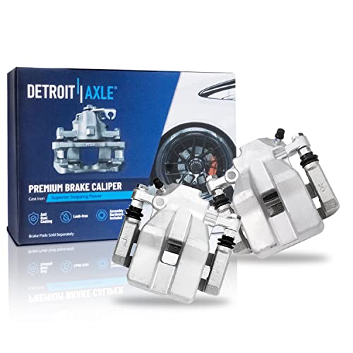 Image of Detroit Axle - Rear Brake Kit for 2010 2011 2012 Lexus HS250h, Disc Brake